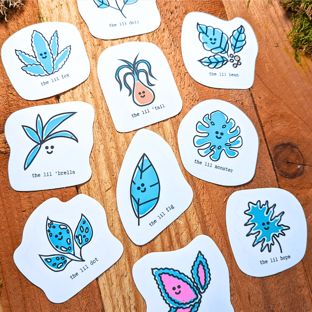2" Lil Planty Pals Sticker Set - Plantflix