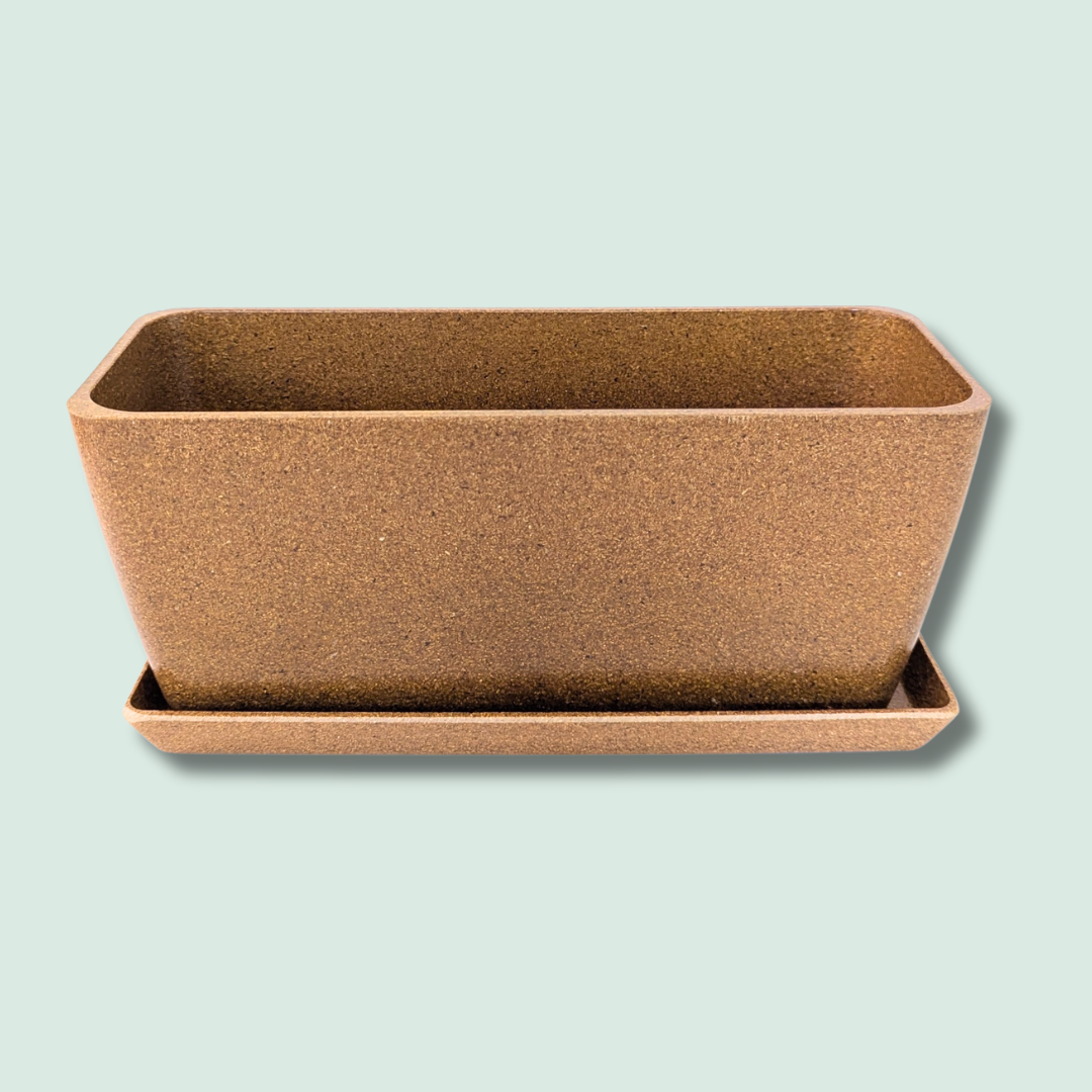 Rice Hull Window Box Planter