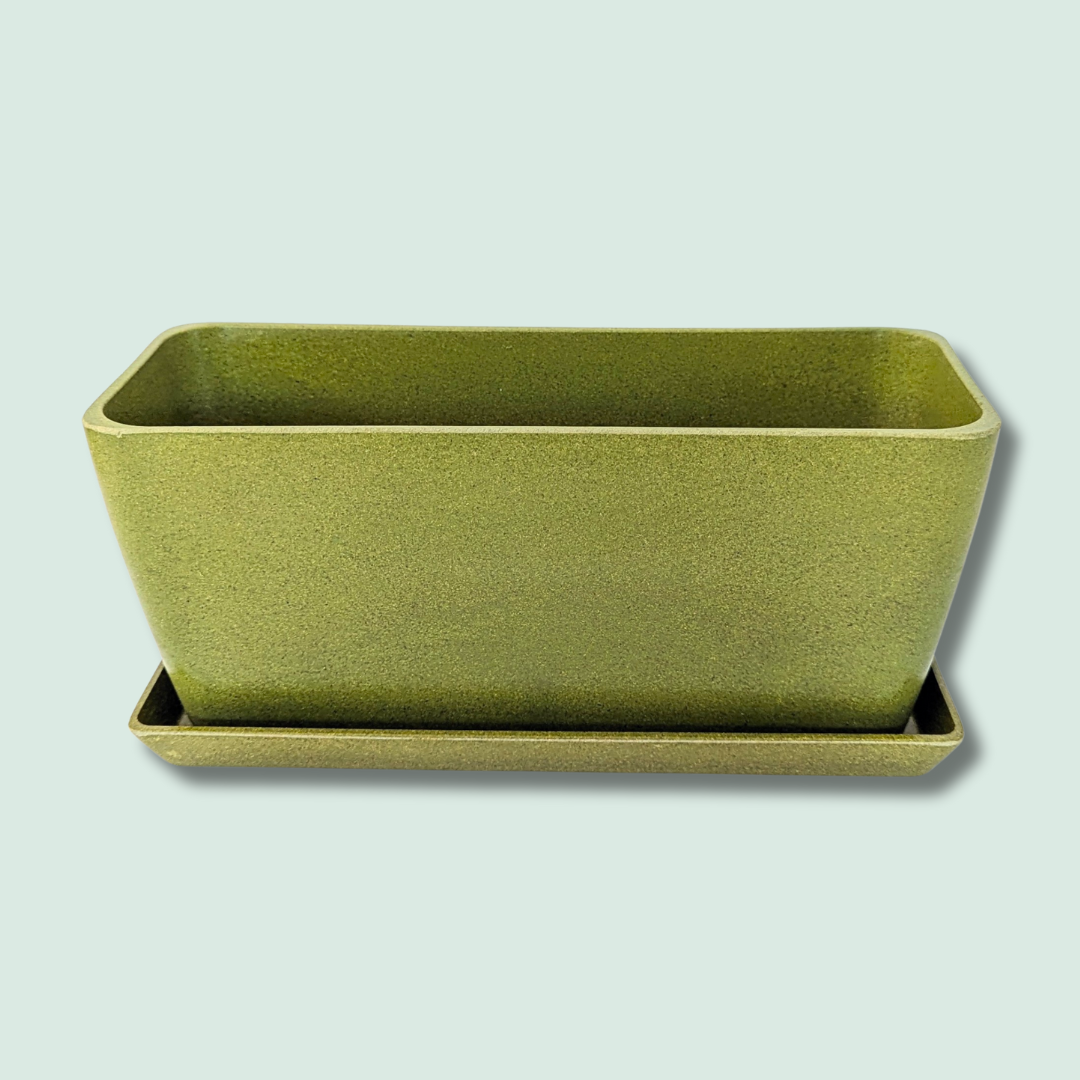 Rice Hull Window Box Planter