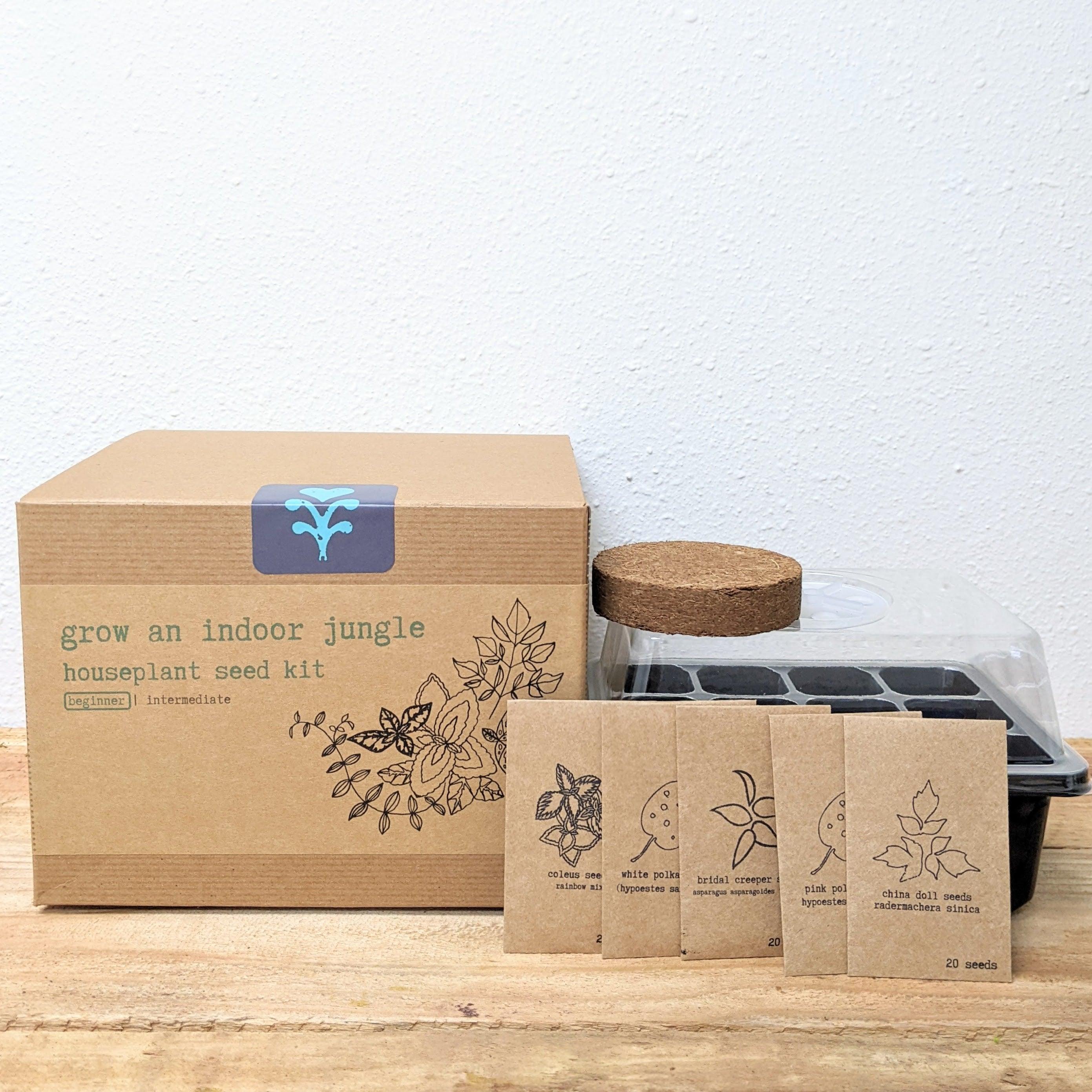 "Grow an Indoor Jungle" Houseplant Seed Kit - Plantflix