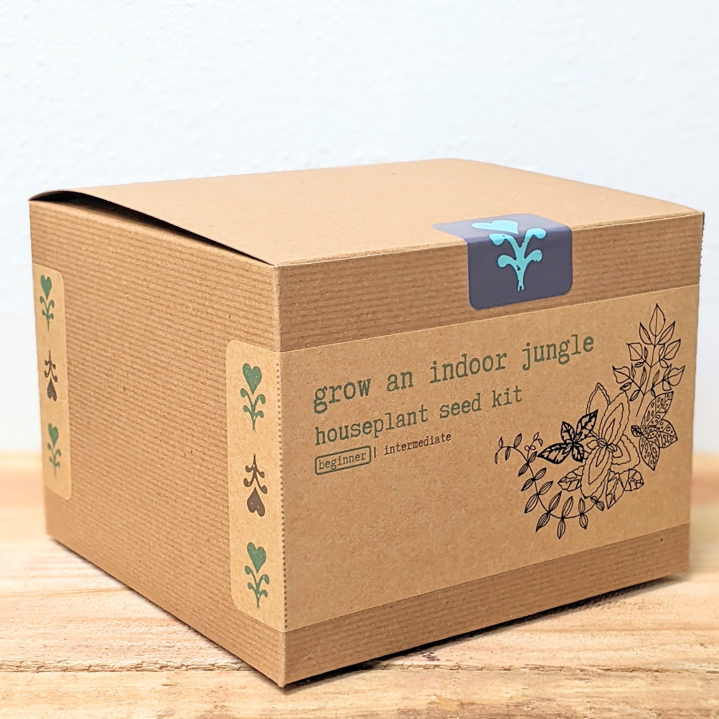 "Grow an Indoor Jungle" Houseplant Seed Kit - Plantflix