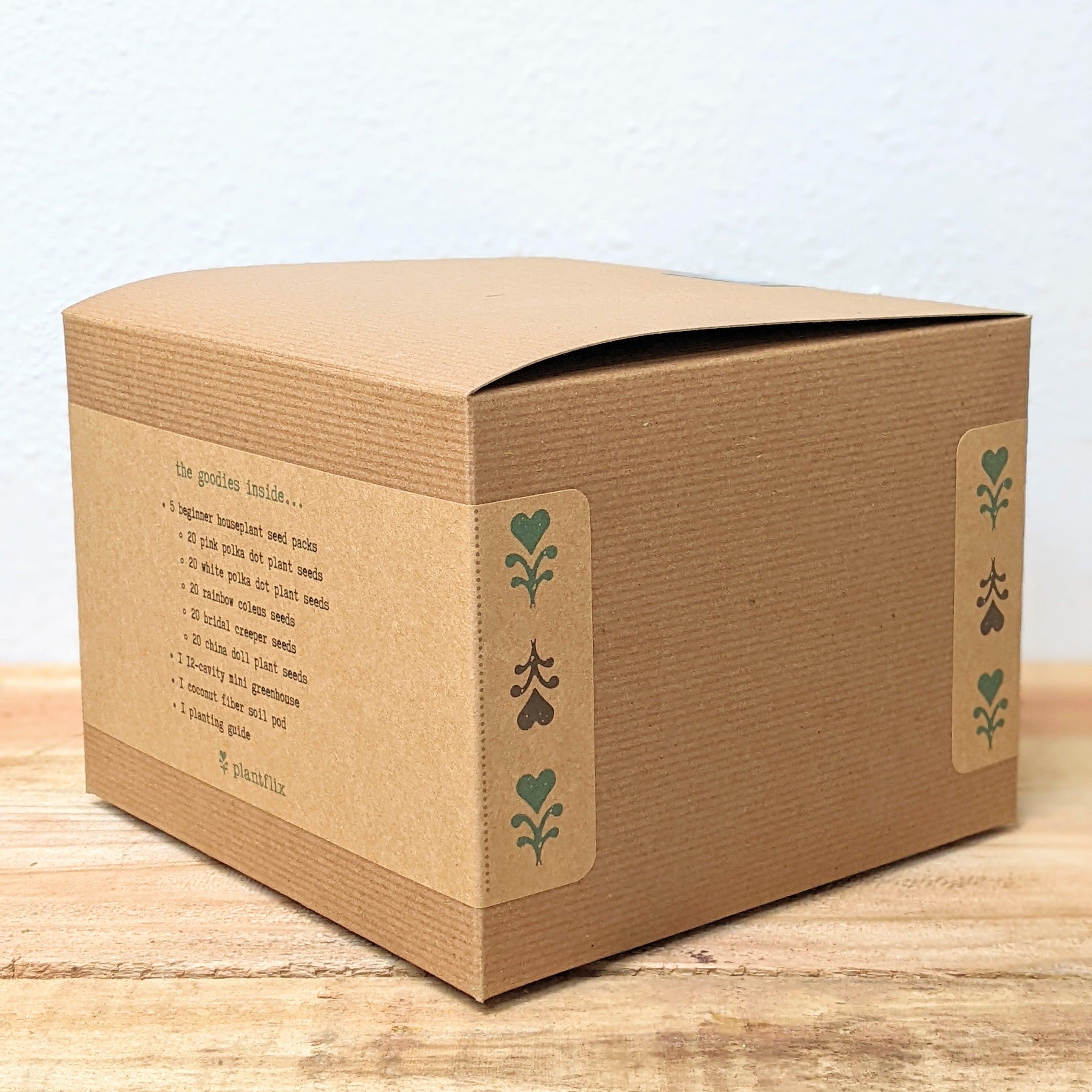 "Grow an Indoor Jungle" Houseplant Seed Kit - Plantflix