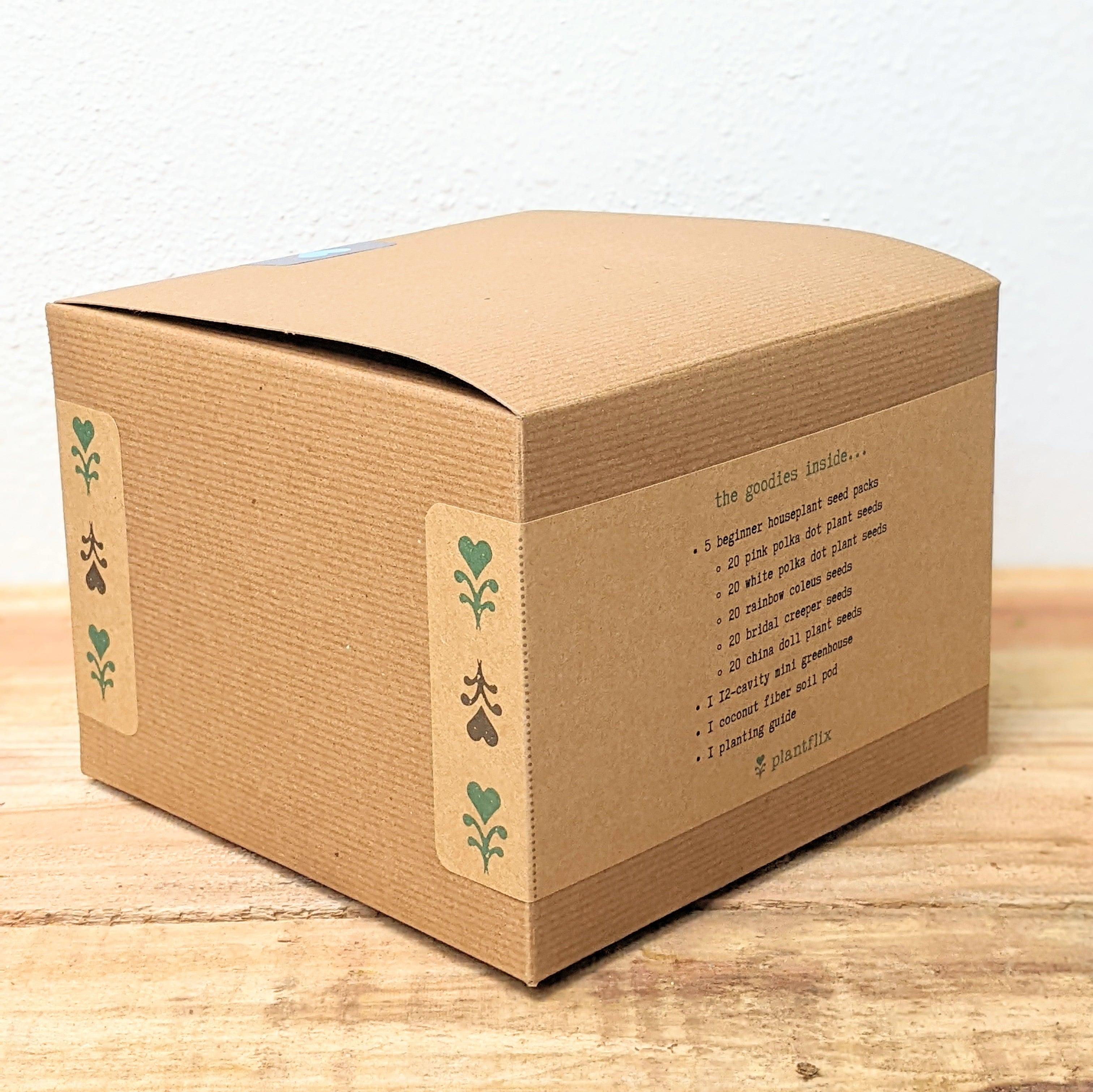 "Grow an Indoor Jungle" Houseplant Seed Kit - Plantflix