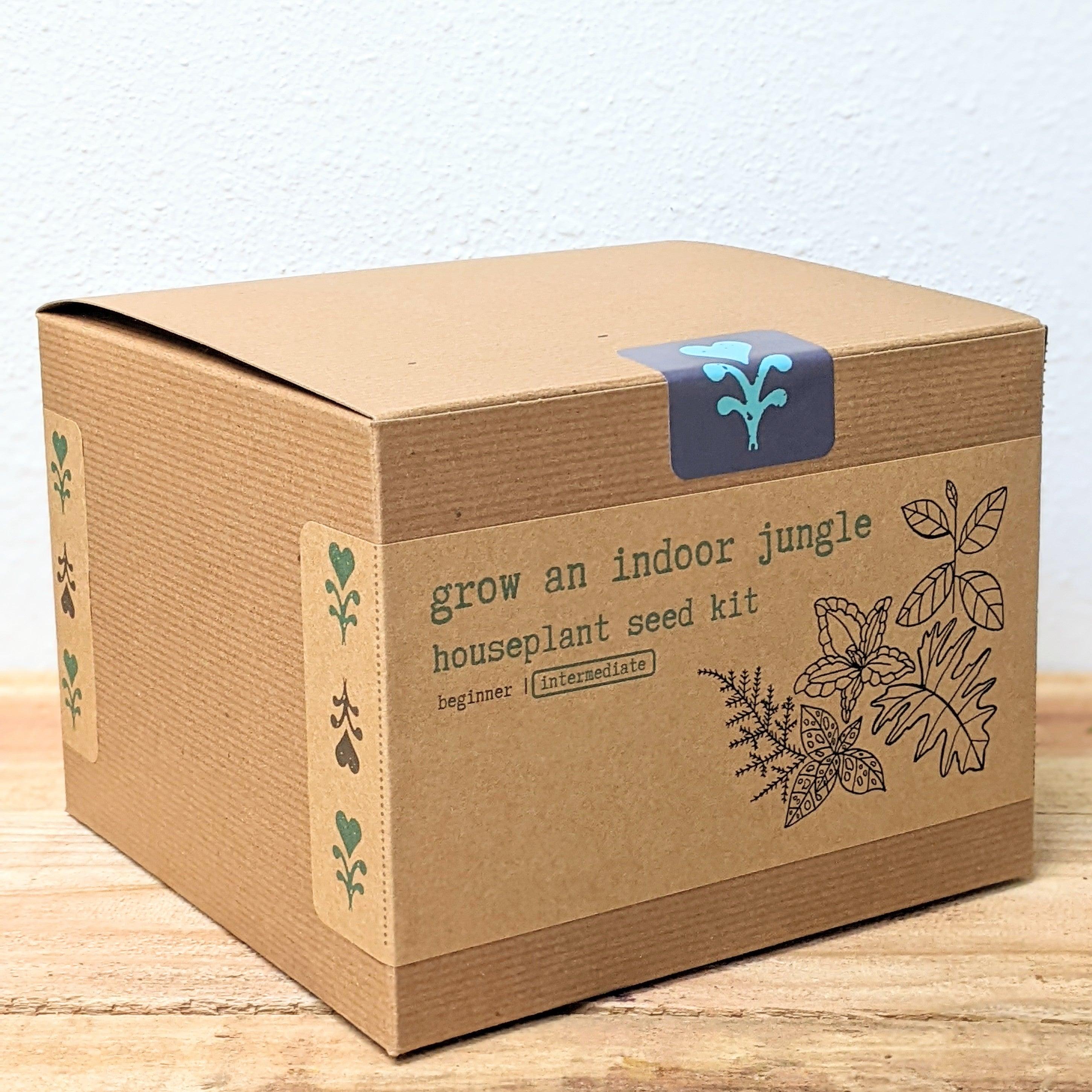"Grow an Indoor Jungle" Houseplant Seed Kit - Plantflix