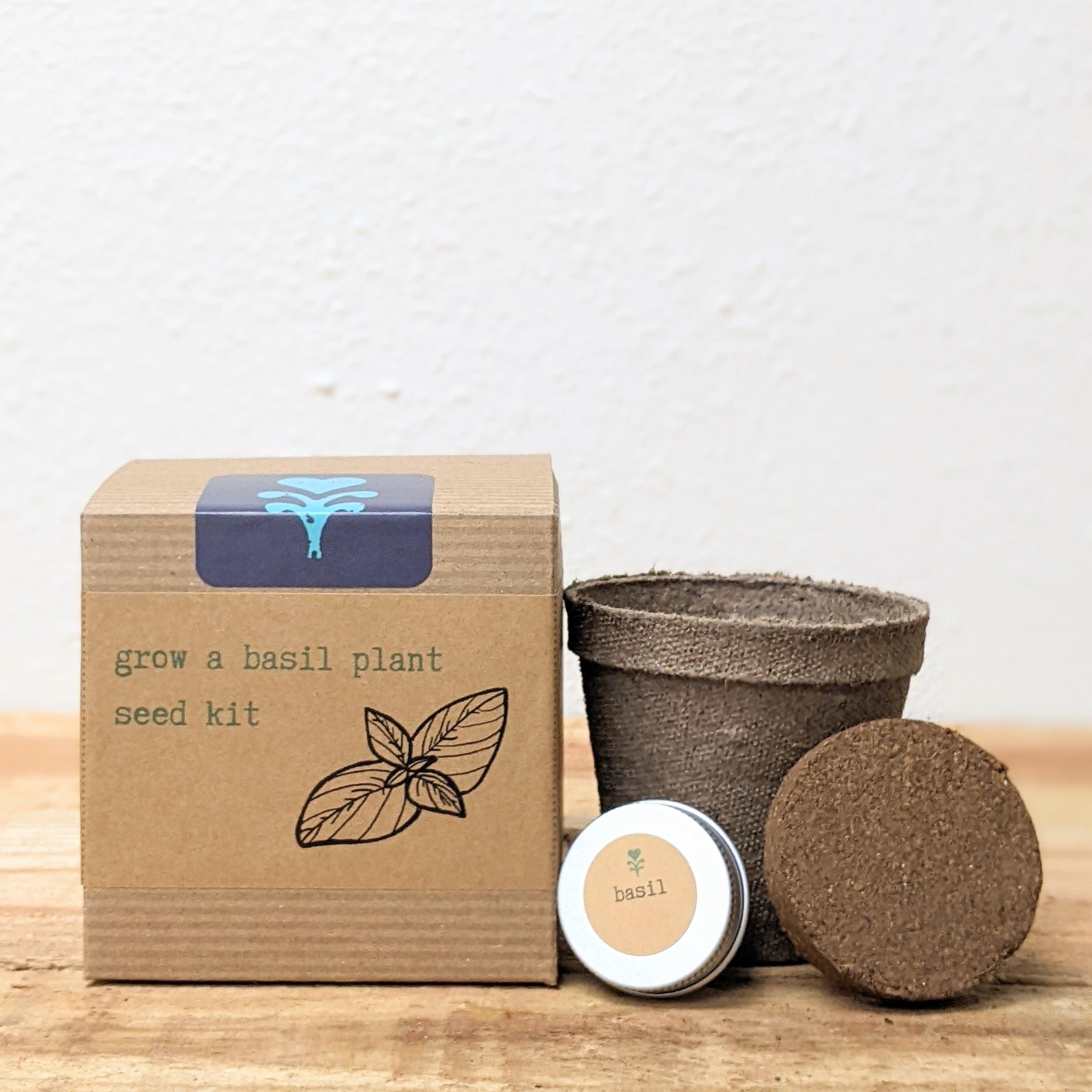 Organic Basil Beginner Grow Kit - Plantflix