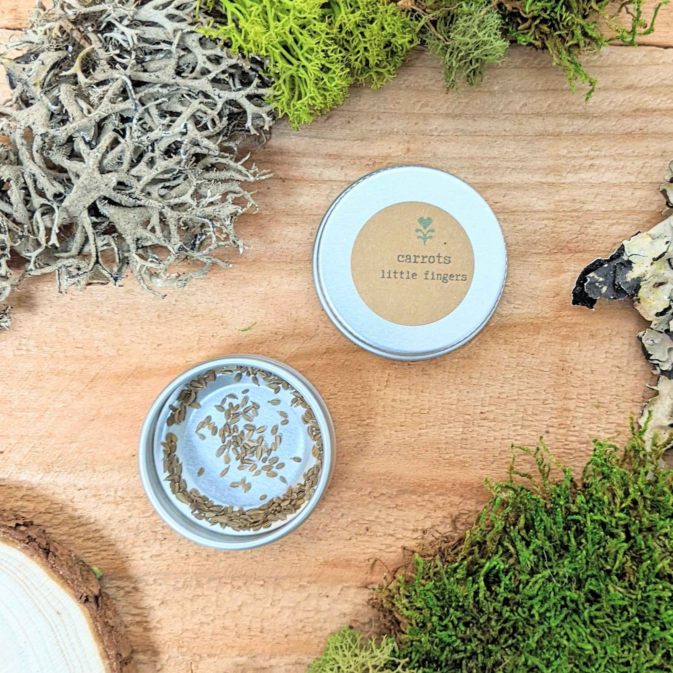 Organic Carrot "Little Fingers" Seeds