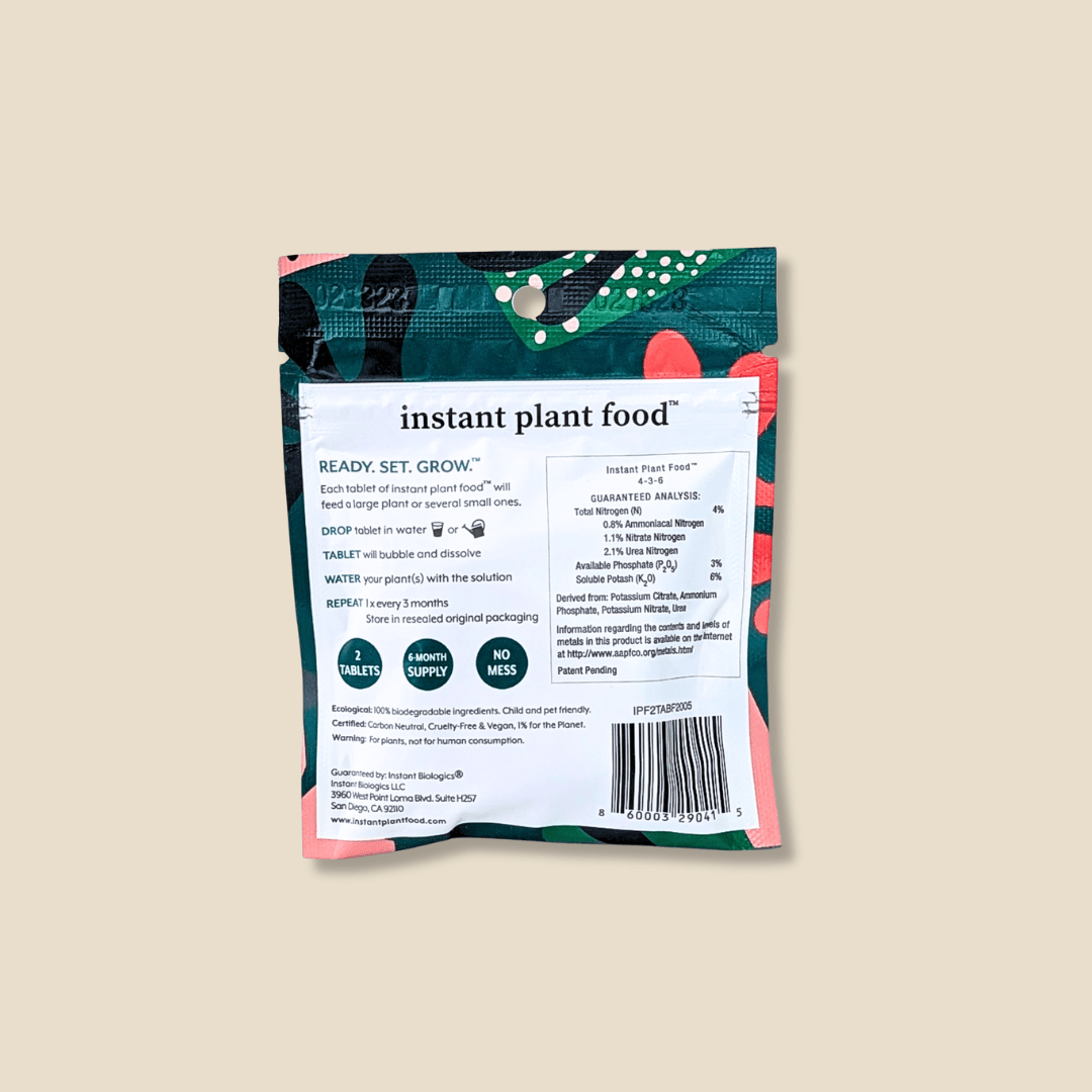 Plant Food Tablets - Instant Plant Food - Plantflix