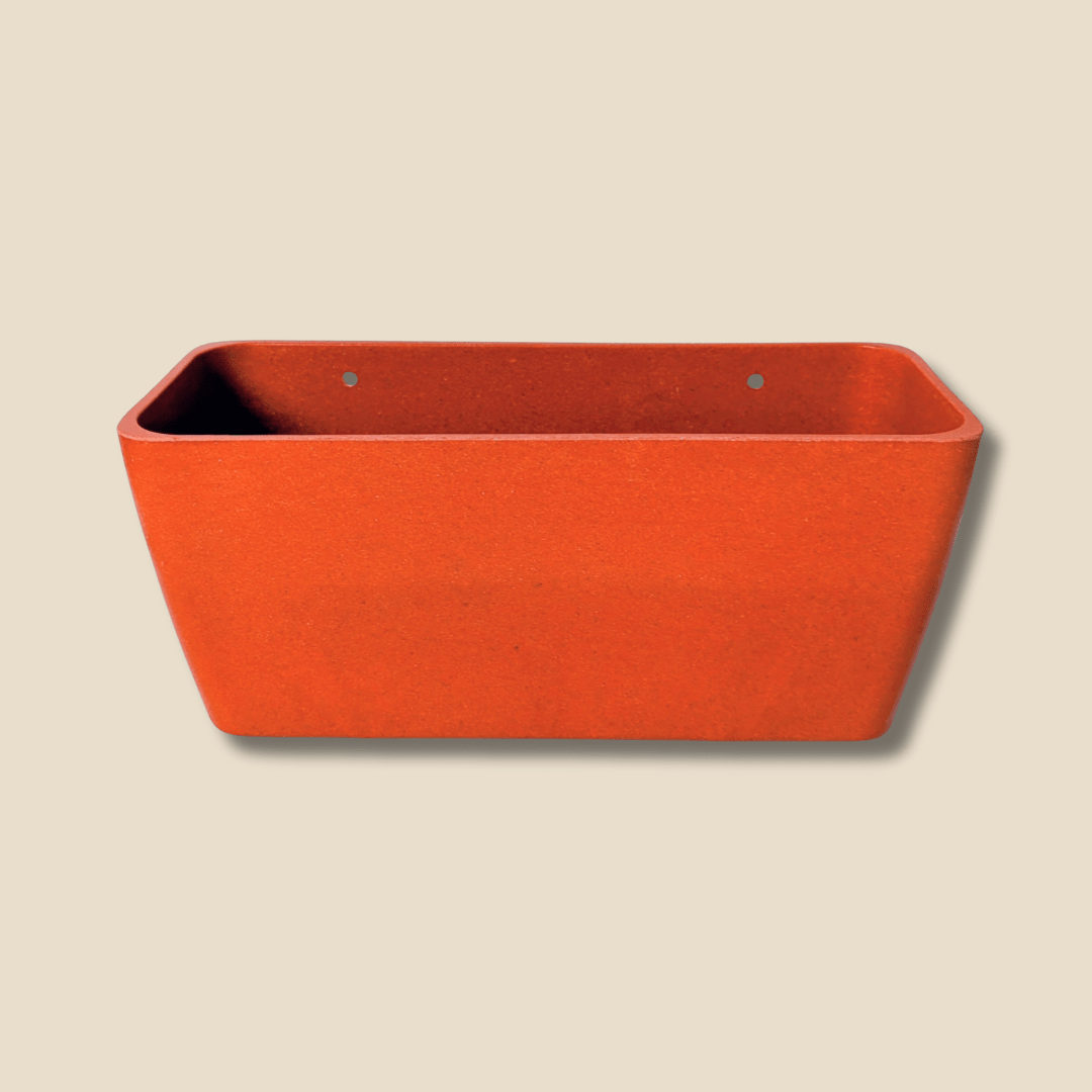 Rice Hull Wall Planter - Long Lasting Biodegradable Planters - Plantflix