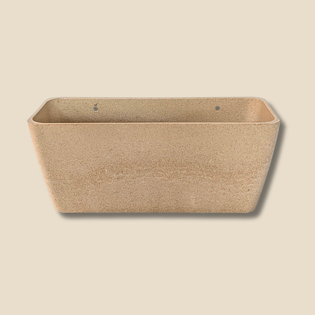 Rice Hull Wall Planter - Long Lasting Biodegradable Planters - Plantflix