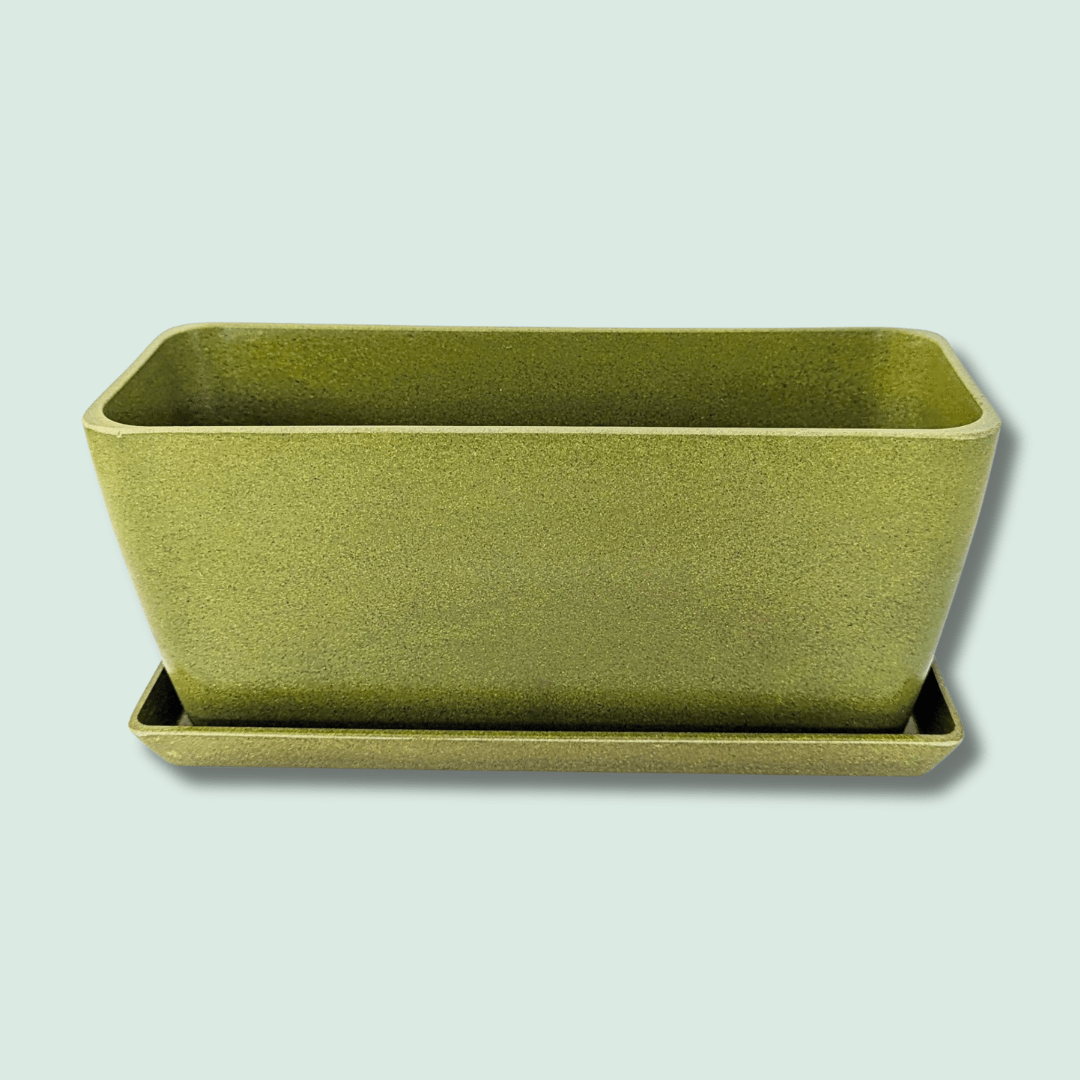 Rice Hull Window Box Planter - Plantflix