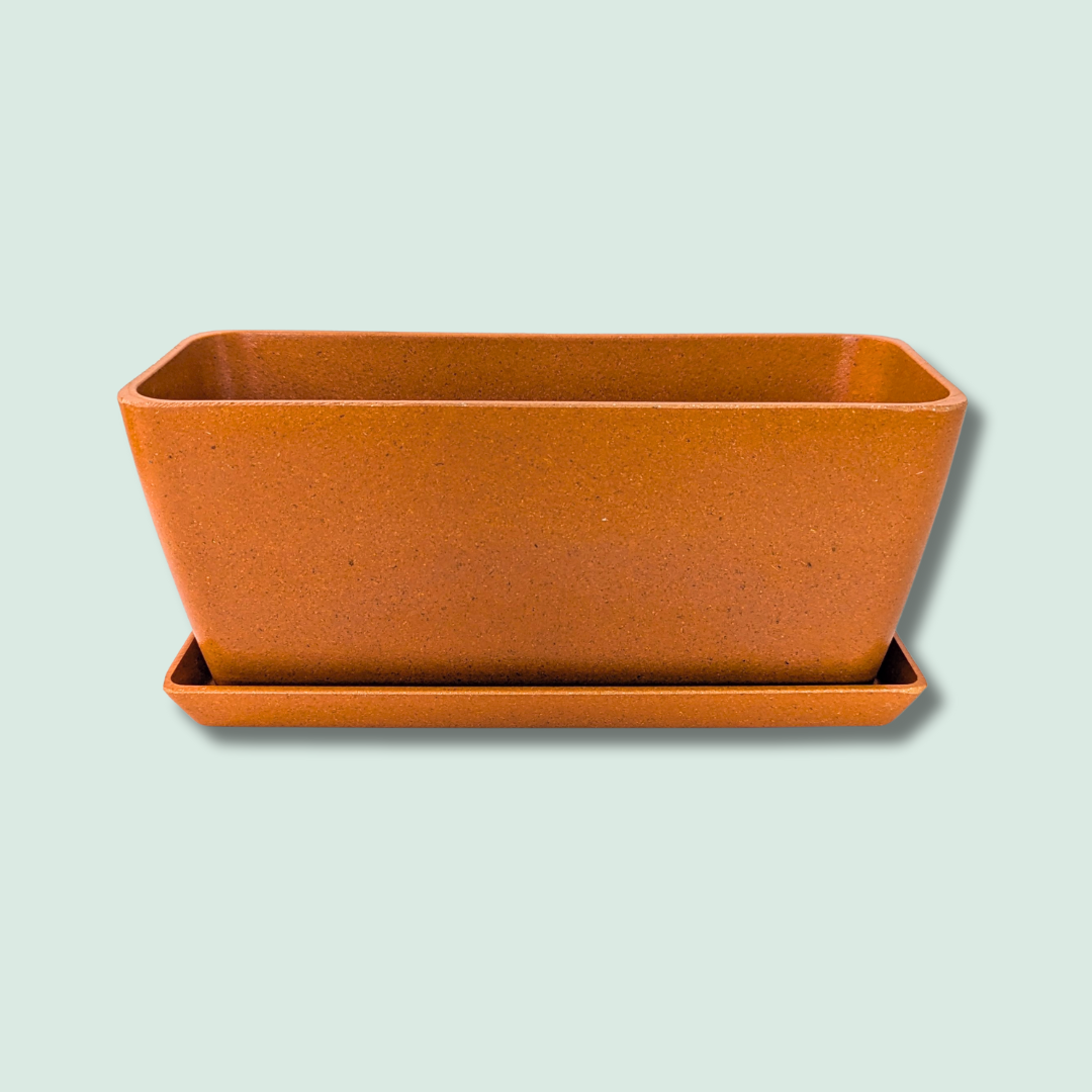 Rice Hull Window Box Planter