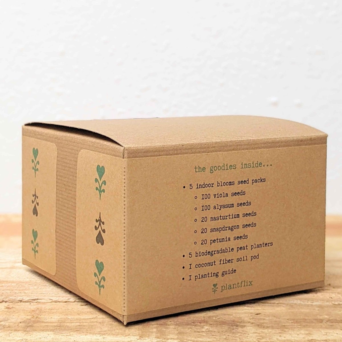 "Grow a Flower Garden" Indoor Blooms Seed Kit - Plantflix