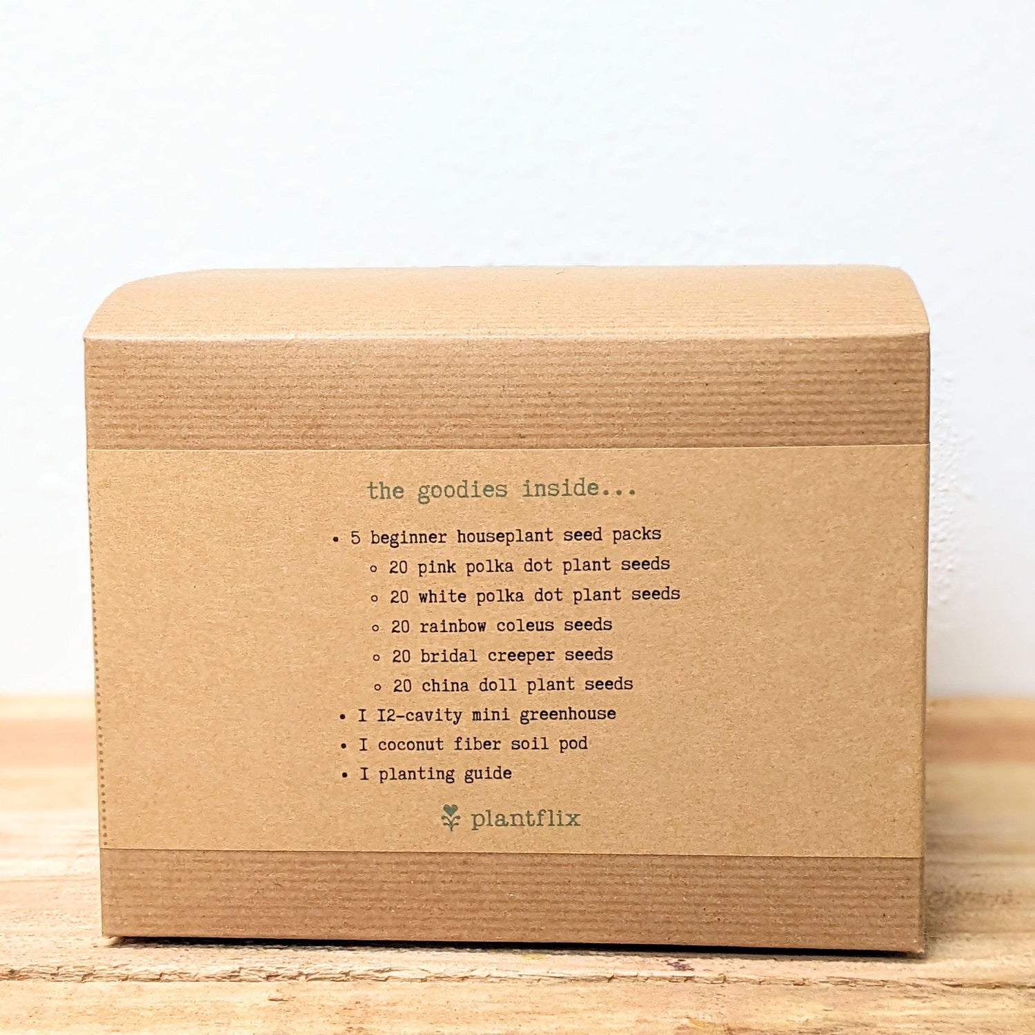 &quot;Grow an Indoor Jungle&quot; Houseplant Seed Kit - Plantflix