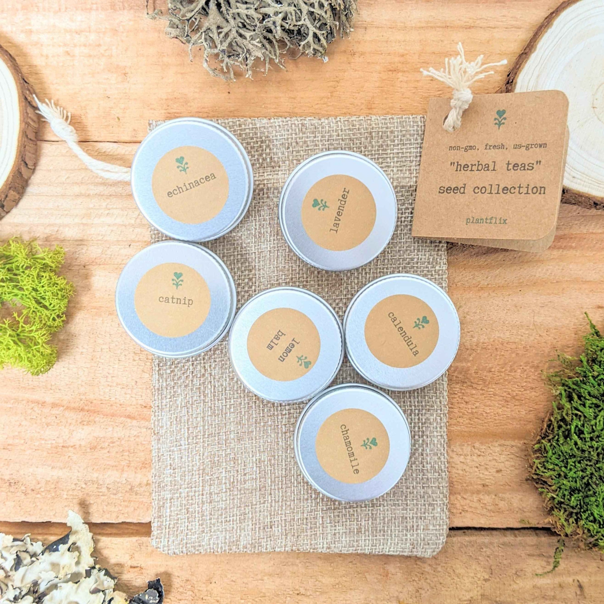 Herbal Tea Seeds Collection Of 6 Seed Varieties Plantflix