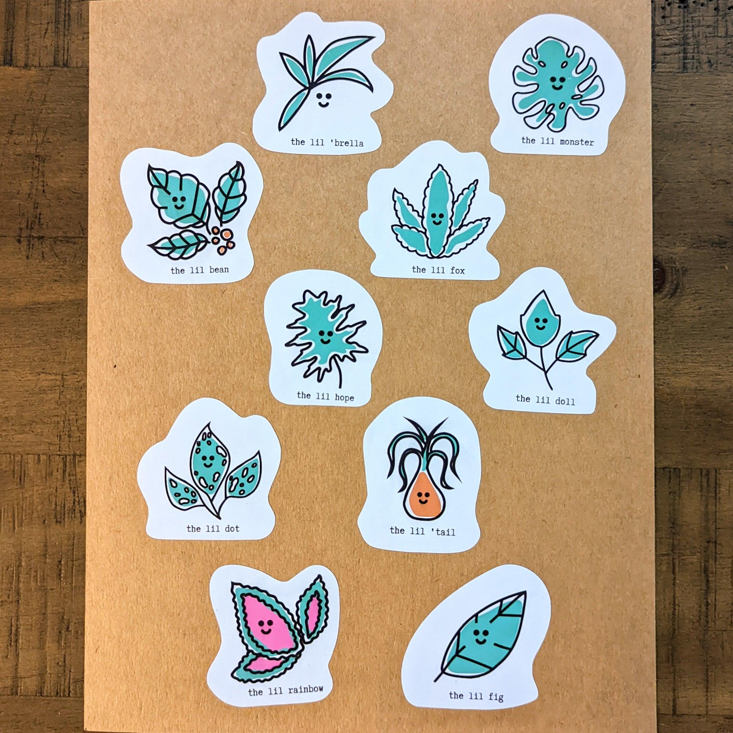 Lil Bean Sticker - Plantflix
