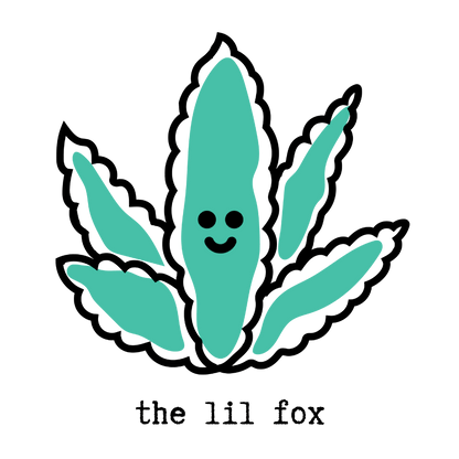 Lil Fox Sticker - Plantflix