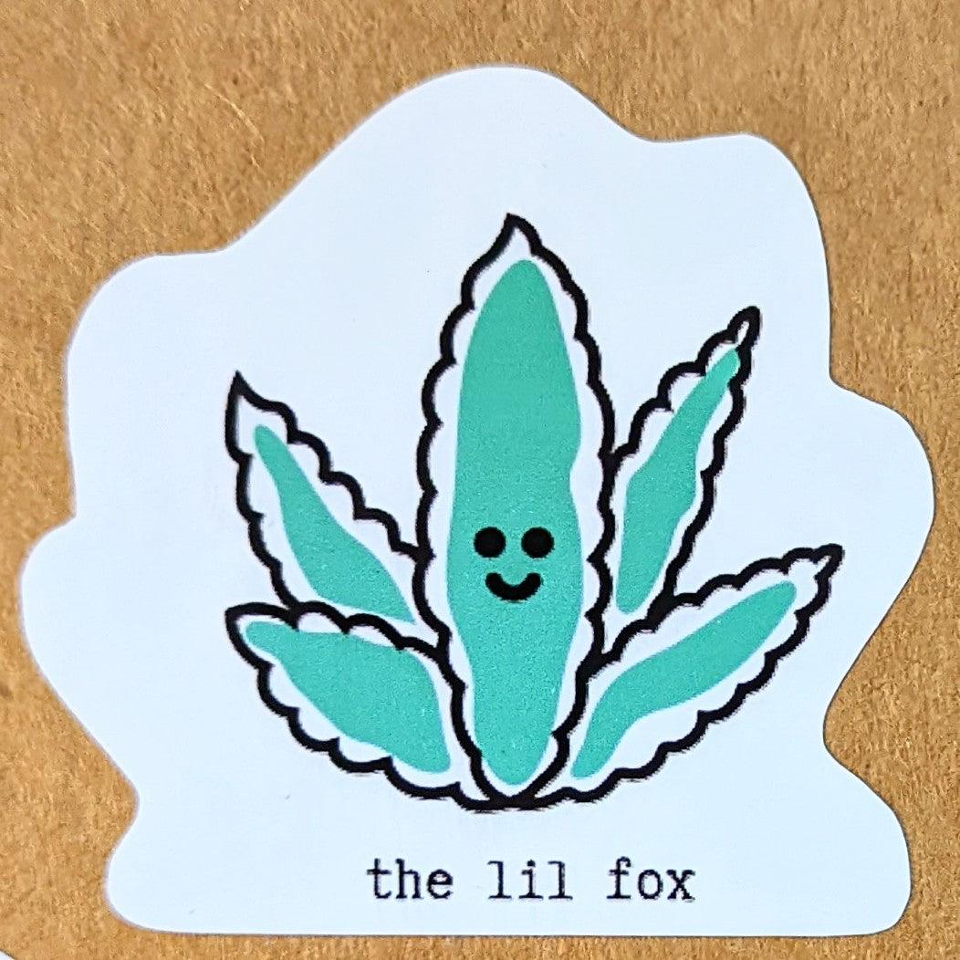 Lil Fox Sticker - Plantflix