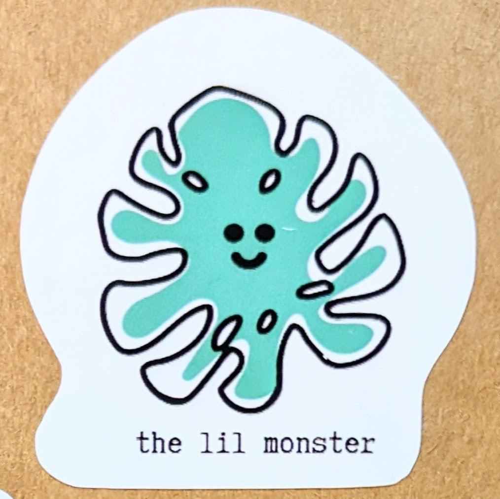 Lil Monster Sticker - Plantflix