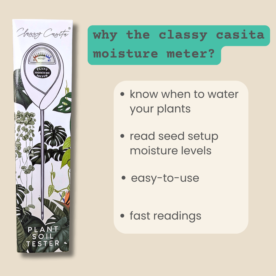 Moisture Meter - Classy Casita - Plantflix