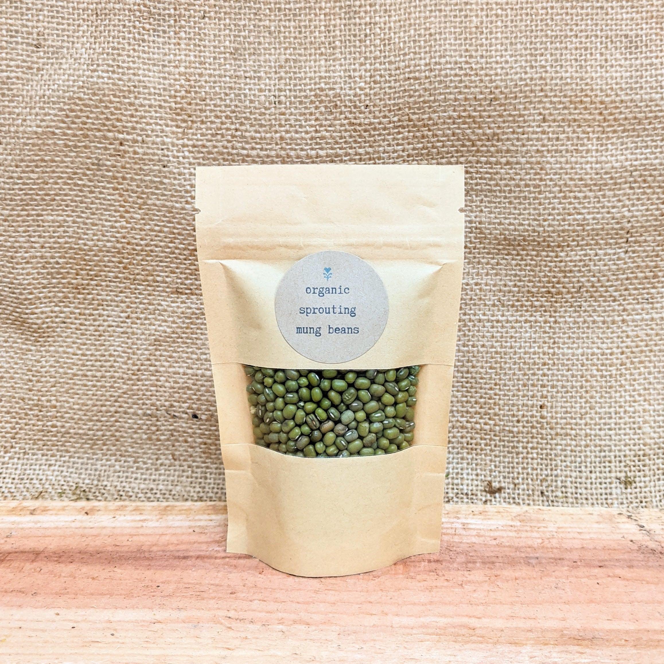 Organic Sprouting Mung Beans - Plantflix