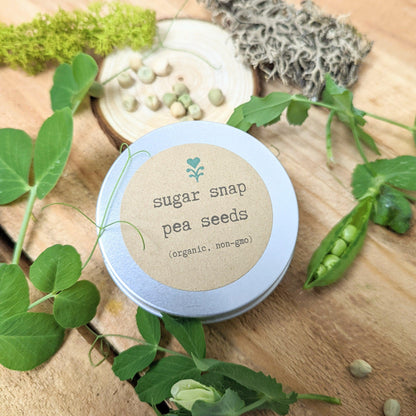 Organic Sugar Snap Pea Seeds - Plantflix