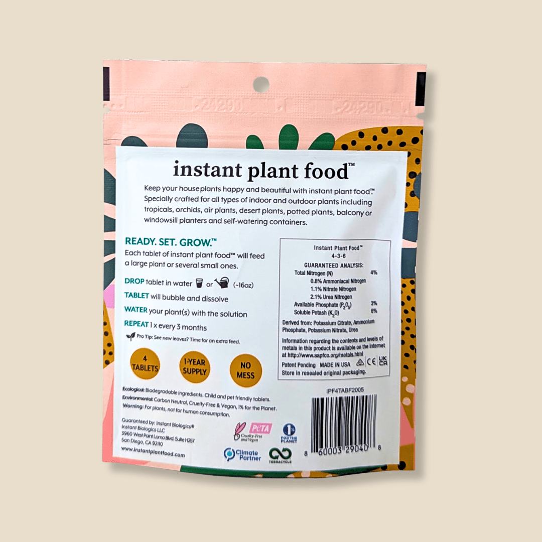 Plant Food Tablets - Instant Plant Food - Plantflix