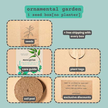 "Plant Projects" Ornamental Garden Subscription Box - Plantflix
