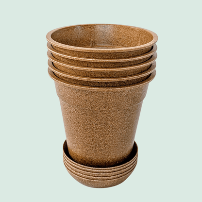 Rice Hull Nursery Planter - Long Lasting Biodegradable Planters - Plantflix