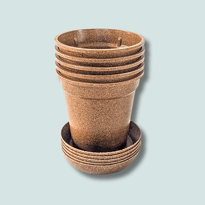 Rice Hull Nursery Planter - Long Lasting Biodegradable Planters - Plantflix
