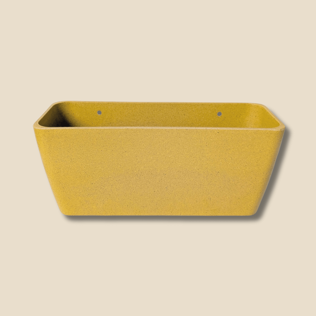 Rice Hull Wall Planter - Long Lasting Biodegradable Planters - Plantflix