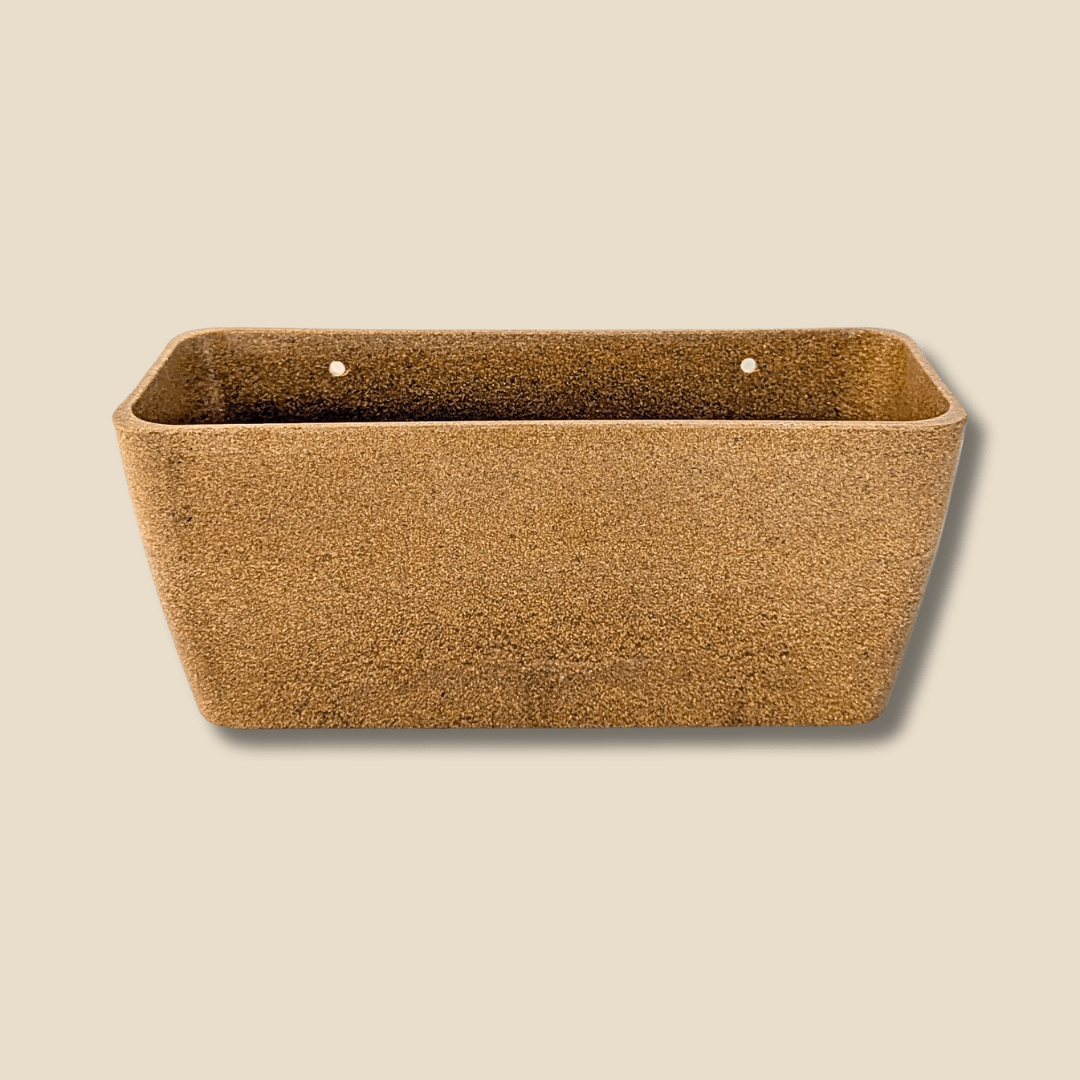 Rice Hull Wall Planter - Long Lasting Biodegradable Planters - Plantflix