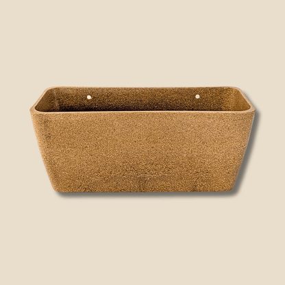 Rice Hull Wall Planter - Long Lasting Biodegradable Planters - Plantflix