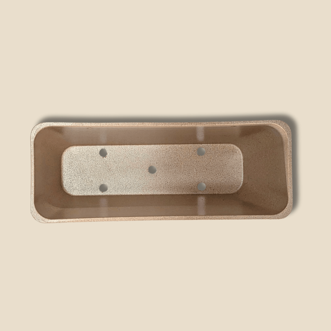 Rice Hull Wall Planter - Long Lasting Biodegradable Planters - Plantflix