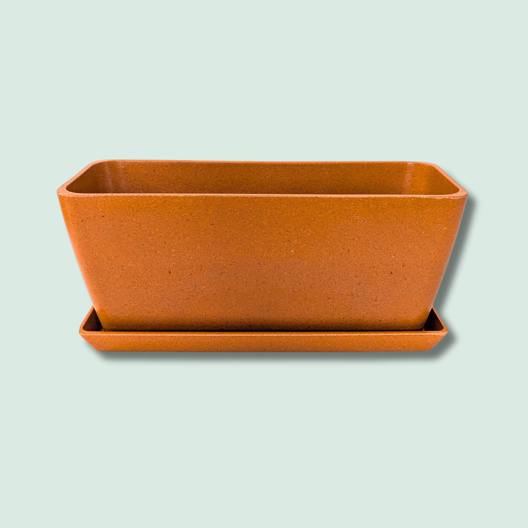 Rice Hull Window Box Planter - Plantflix