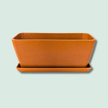 Rice Hull Window Box Planter - Plantflix