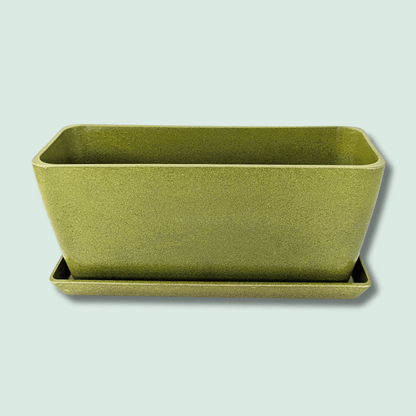 Rice Hull Window Box Planter - Plantflix